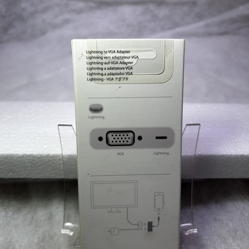 Apple Lightning to VGA Adapter MD825ZM/A – Factory Sealed- iPad/iPhone Compatile - Picture 8 of 12
