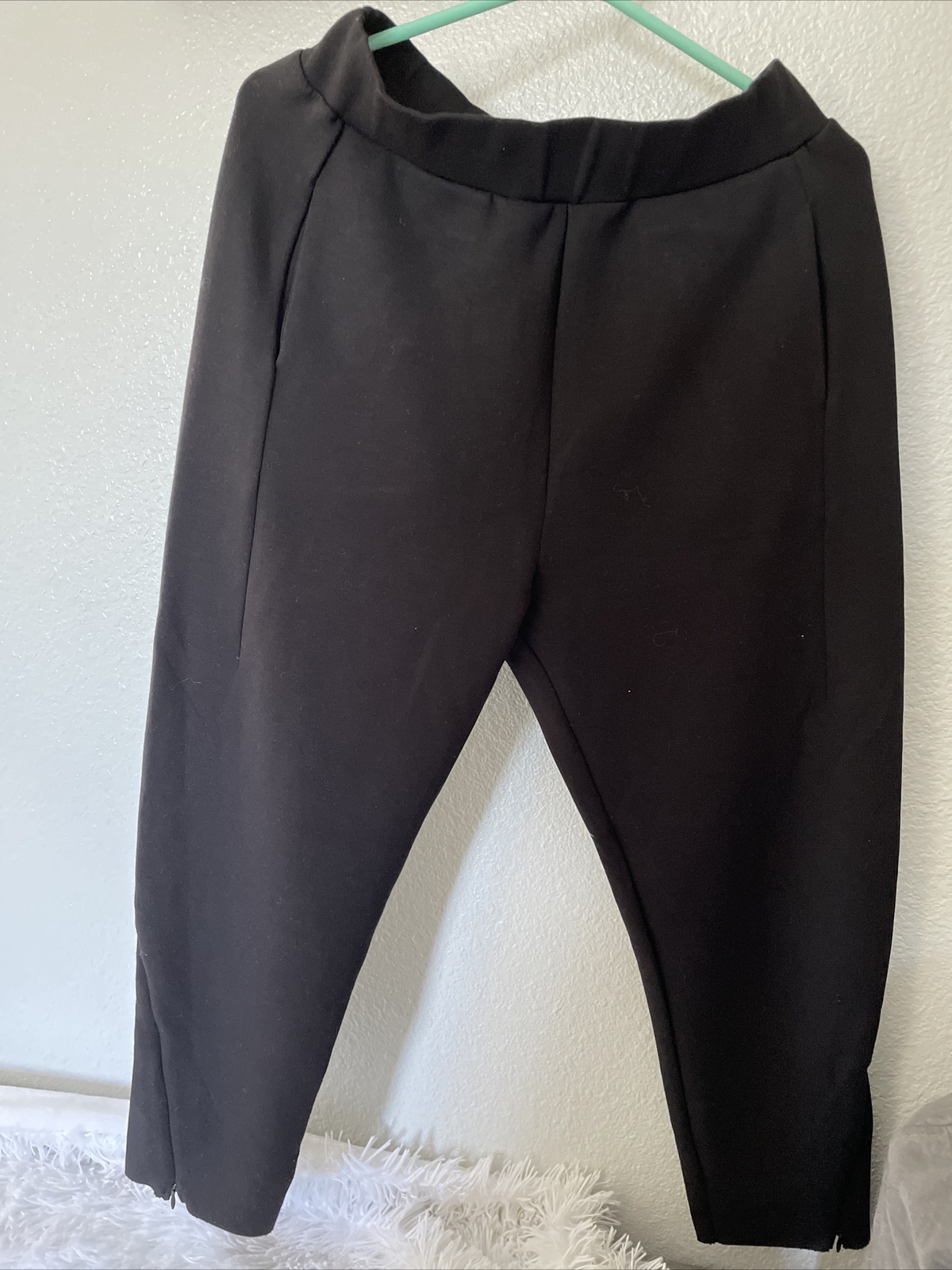 ALTRA Leggings skinny Shenzhen XL Petite neri elasticizzati in maglia B5