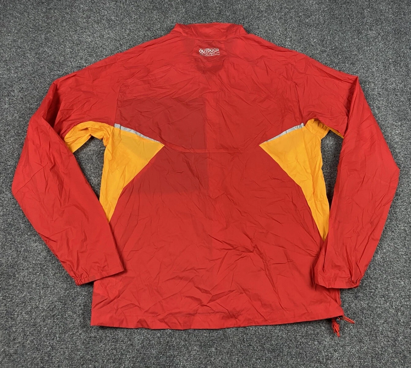 outdoor-research full zip windbreaker reflect jacket