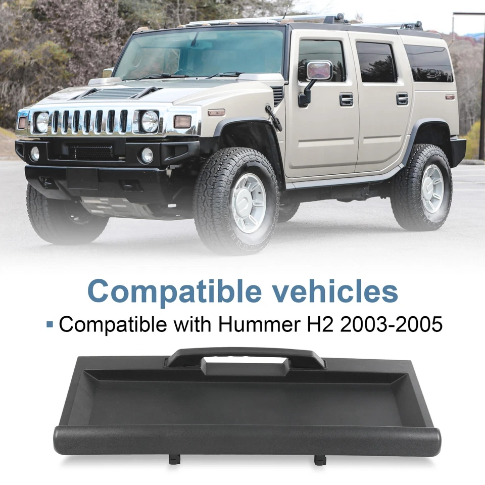 REAR LICENSE PLATE BRACKET TRIM MOLDING FITS 2003-2005 HUMMER H2 15135441 NEW - Image 4 of 4
