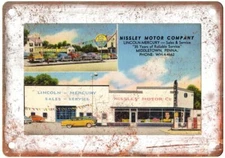 Vintage Nissley Motor Co Middletown PA, 1950s Ad Retro Look Metal Sign A4739