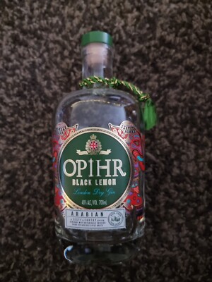 Ophir Green Gin Leerflasche Zero Waste Hochzeit Basteln Upcycling Kunst Deko Glas