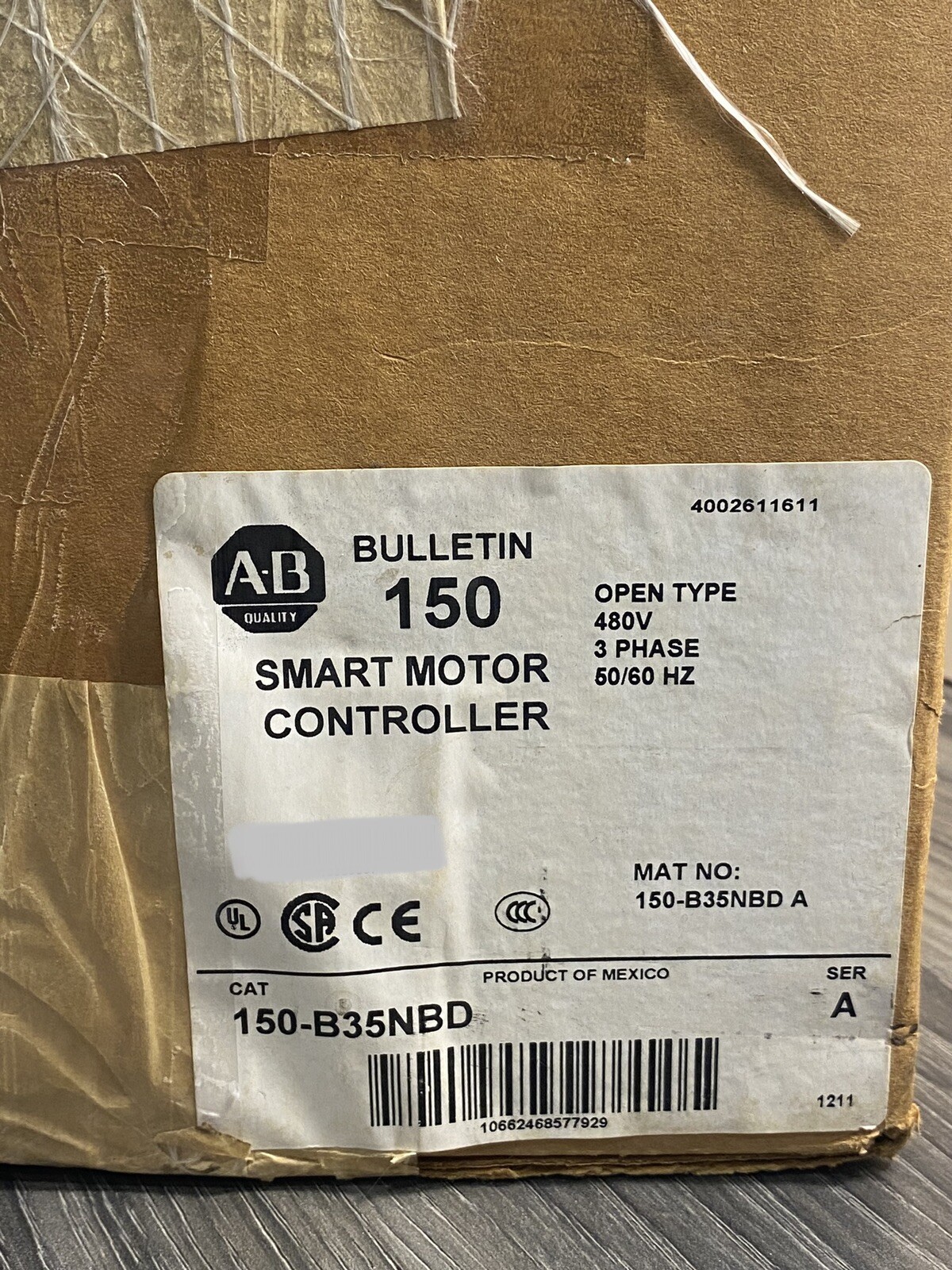 NOS Allen Bradley 150-B35NBD / A Smart Motor Controller - SMC Dialogue Plus -USA