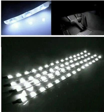 5x 15 LED 30cm 3528 Auto Flexible Waterproof Strip Light SMD 12V Bar Beam Band