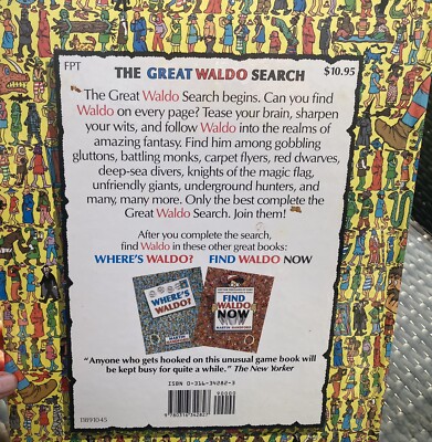The Great Waldo Search by Martin Handford 1989 First Edition