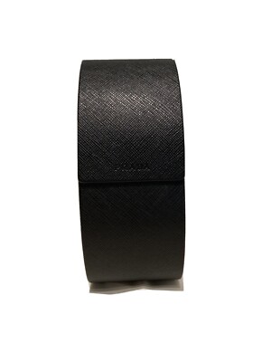 Prada Hard Shell Magnetic Closure Sunglasses Case Prada Large Black Sunglass Eyeglass Case + Bundle with  main image 4
