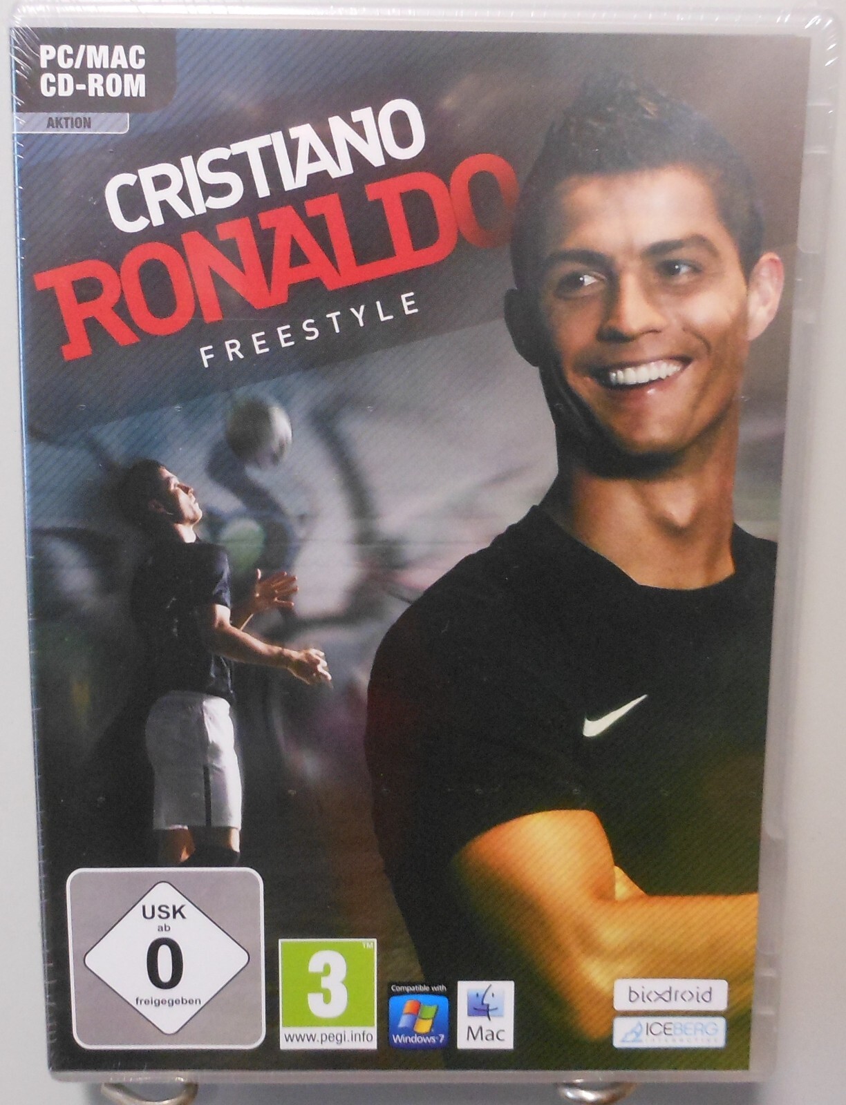 Cristiano Ronaldo Freestyle PC / MAC Spiel Software CD-ROM Fußball Tricks #T432