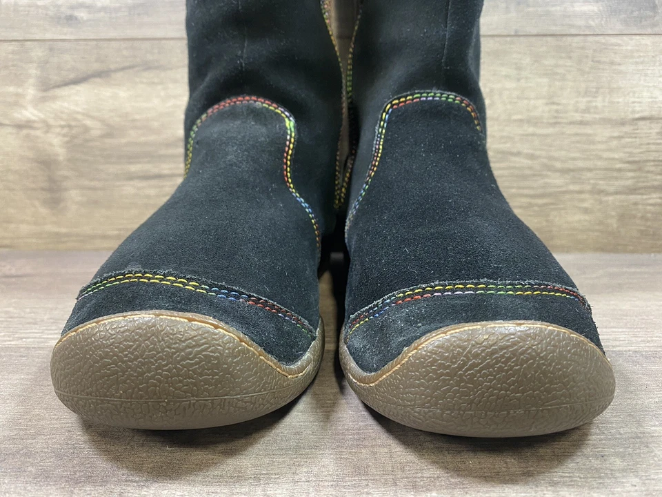 Botas Altas Keen Punky 1011778 Negro Rosa Gamuza Zapatos Mujer Talla 5 Foto 3 de 4