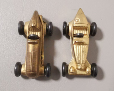 Ferrero Modellauto 2 Mini Rennautos von Ferrero Werbung  ohne OVP Vintage 4 cm