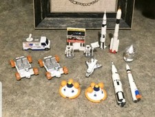 Lot of Vintage NASA Souvenirs - Rockets Astronauts Moon Buggies etc Rare