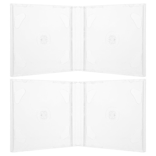 4pcs CD Storage Boxes Replacement DVD Disc Reusable Case CD Storage Boxes CD - Photo 6/12