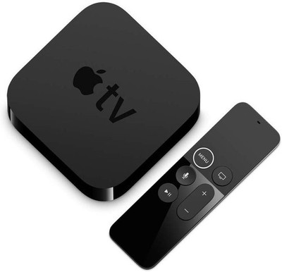 Apple TV 32GB 4K HD Media Streamer - Black (MQD22LL/A) for sale