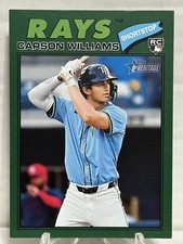 2026 Topps Heritage - Carson Williams #161 Dark Green Border (RC)