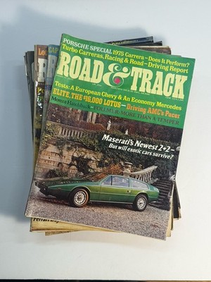 Car and Driver + Road & Track + Motor Trend Magazine Lot Of 12 (70s 80s 90s)
