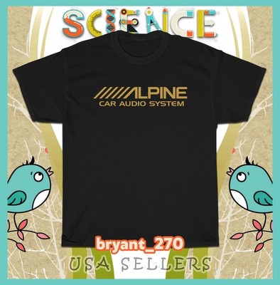 Alpine Car Audio Subwoofers Amps Men's T-Shirts American Size Tee Shirt