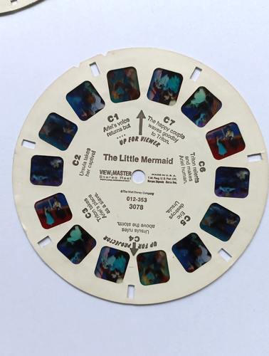 Vintage The Little Mermaid & Aladdin View-Master Slide Sets - Picture 3 of 21