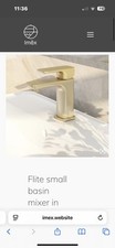 FLASH SALE - Sink Tap - Imex Flite Small Basin Mixer/Clicker Waste