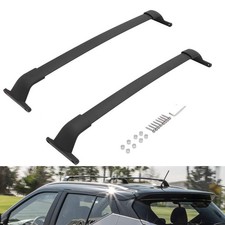 2 Pcs Roof Rack Cross Bars for Kicks 2017-2022 Aluminum Black Luggage Carrier