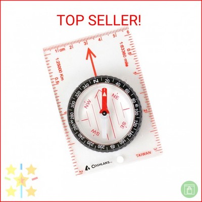Coghlan's Map Compass   Lightweight, Durable Navigation Tool for Hiking, Backpac