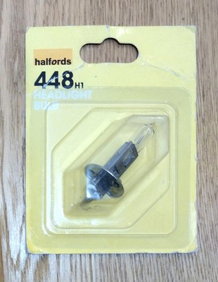 Halfords KX Spot H1 Scheinwerfer Birne (S448) 448 Lampe Neu versiegelte Packung 12V 55W