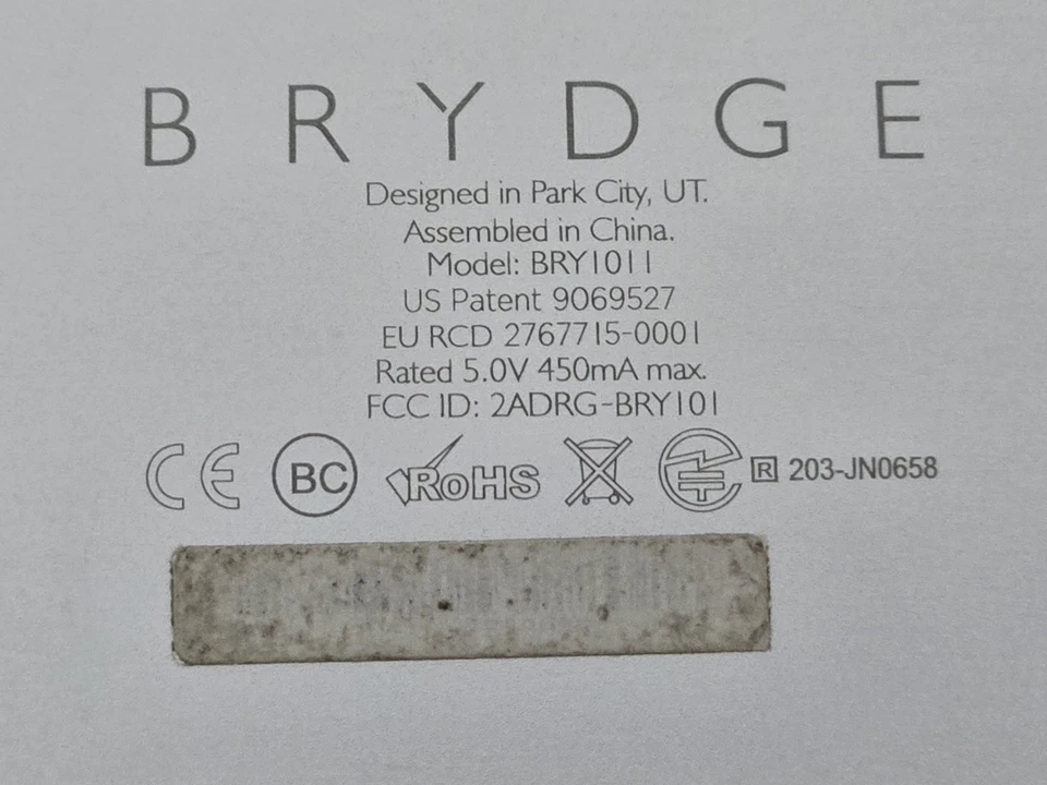 BRYDGE BRY1011 9.7" Keyboard for Ipad Air, Air 2,Pro and Others, Silver Used - Image 3 of 4