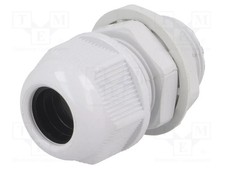 Image of with long thread 1.5 polyamide M20 Cable gland IP65 grey