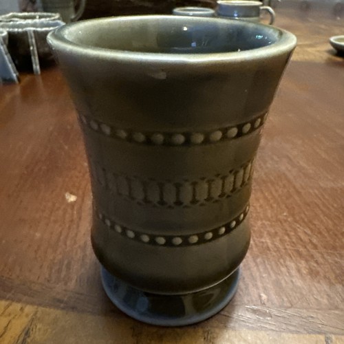 Piccola tanica/tazza vintage in porcellana irlandese Wade Shamrock con manico in arpa 3" - Foto 3 di 12