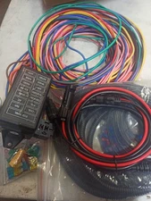 14 Circuit Wiring Harness Kit  Wires 14 Fuse 12V
