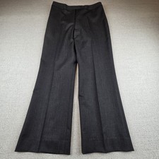 Pendleton Charcoal Gray Trousers Women's 12 Lined Wool Office Career Secretary