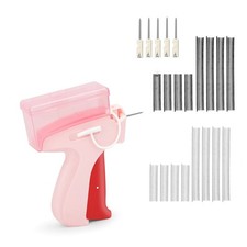 Stitch Gun Gentle on Fabrics Pink Quick Fix Sewing Tool with 2000 Glue Needles