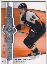 07/08 UD ULTIMATE DANIEL BRIERE BASE CARD SP /499 #22