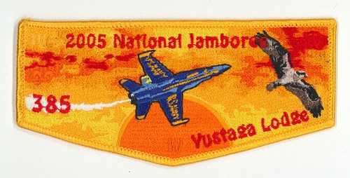 USA BOY SCOUTS OF AMERICA - 2005 National Jamboree OA YUSTAGA LODGE 385 FLAP PAT