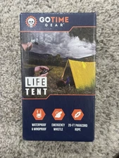 Go Time Gear Life Tent Emergency Shelter Survival Tent Camp Hiking YellowNew