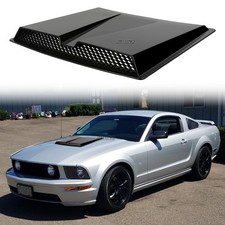 Air Flow Intake Hood Scoop Vent Bonnet Trim Cover Decor Glossy For Ford Mustang Air Flow Intake Hood Scoop Vent Bonnet Trim Cover Decor Glossy For Ford Mustang