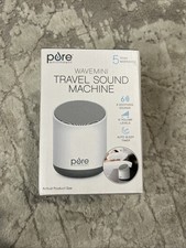 Pure Wave Mini podróżna maszyna dźwiękowa; biały szum; 6 kojących dźwięków bezprzewodowych