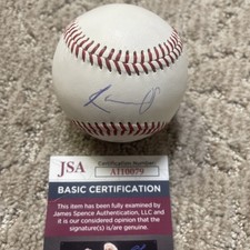 Robert Hassell III Signed Minor League  Baseball JSA Authenticated NATIONALS