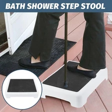 Bath Shower Step Stool Non Slip Step Platform Portable Step Riser with Anti Slip