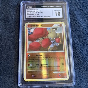 Pokemon TCG Hitmonchan Undaunted Reverse Holo 51/90 CGC 10