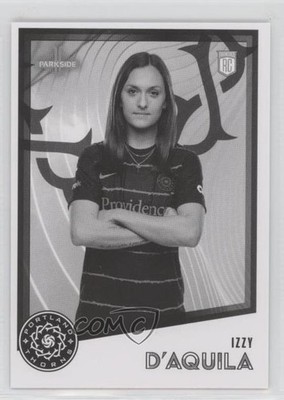 2023 Parkside NWSL Vol 1 Black & White Izzy D'Aquila #97 Rookie RC 2x9