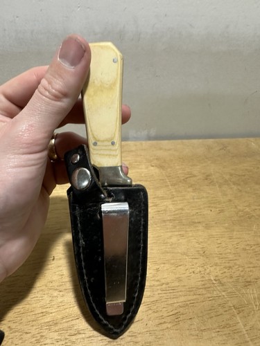 Vintage Ka-Bar KaBar Small Boot Dagger Knife 2751 W/ Sheath Stainless Steel Jap - Picture 13 of 13