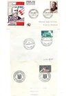 LOT OF 3 ENVELOPES 1ST DAY FRANCE 1959 1964 1968