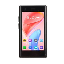 Mini smartphone nero 3,0 pollici 3G 0,3 MP 2 MP 1000 mah 854x480 quad core ultra sottile 2G