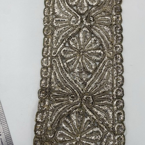 Vintage/Antik Sterling Silber & Goldarbeit Atarah für Tallit - Judaica - Bild 8 von 12