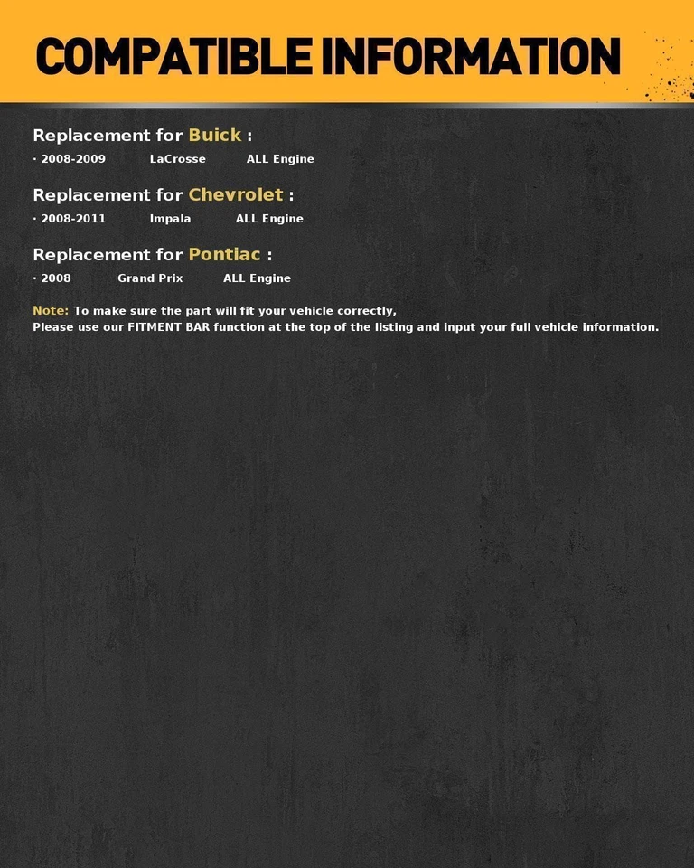 1X Fuel Pump Assembly Fit for Chevrolet Impala 08-11 Buick Allure LaCrosse 08-09 Foto 2 de 4