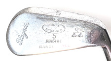Antique Hickory Shaft Burke, Newark 5 Mashie Golf Club Iron Not Wright Ditson