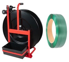 Banding Strapping Kit - 3/4"x3000' PET Strapping Roll w/ Strapping Dispenser