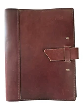 Rustico Brown Leather Drawing Writing Journal Cover ONLY (Fits notepad 7.5x9.5")