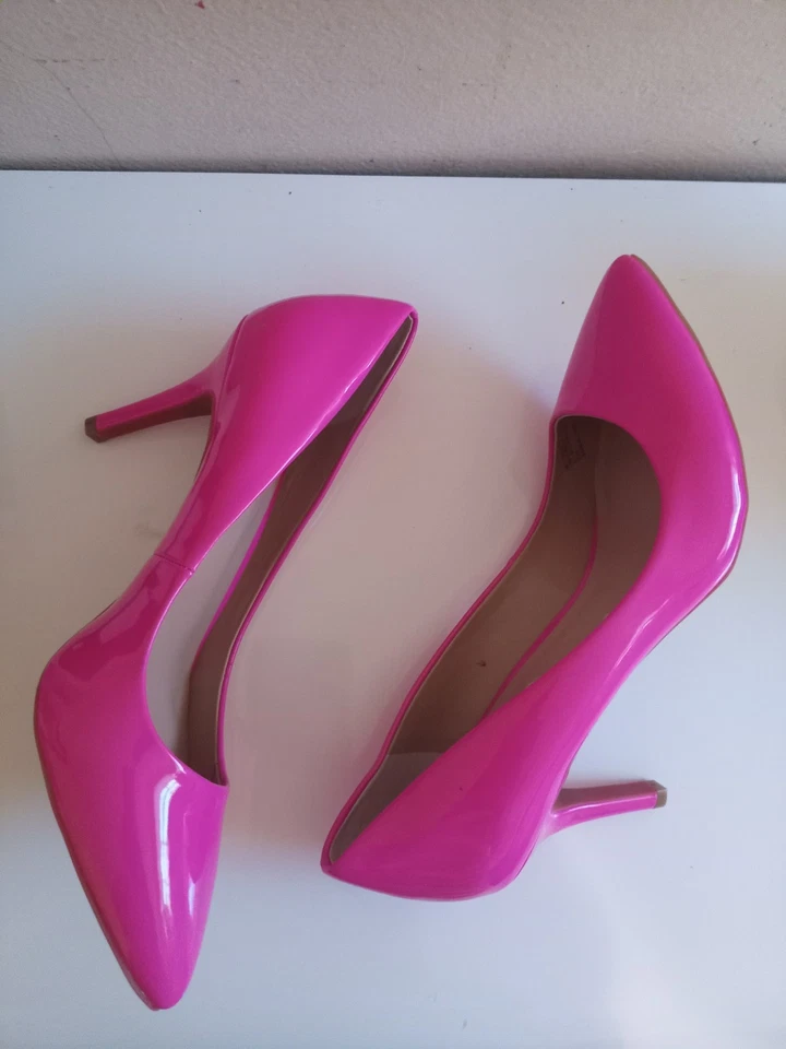 Zapatos de salón INC International Concepts para mujer 8 M Zitah cuero rosa aguja Foto 2 de 4