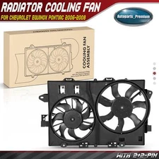 Radiator Cooling Fan Assembly w/ Motor for Chevrolet Equinox Pontiac 2006-2008