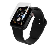 Tzumi SmartGuard, 38mm Apple Watch Bumper Case, Watch Band, and Screen Protector